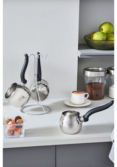 Karaca Fleva 3'lü Cezve Takımı Black