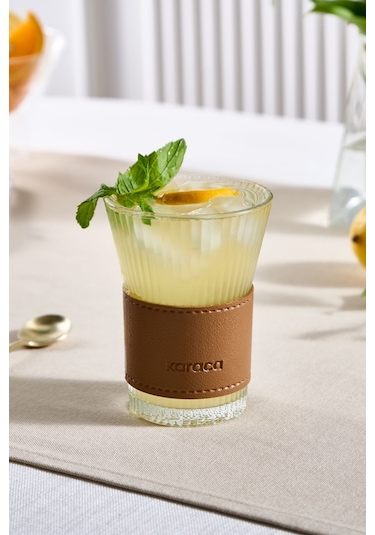 Karaca  Leather Cool Touch Latte Bardağı 210 Ml Kahverengi