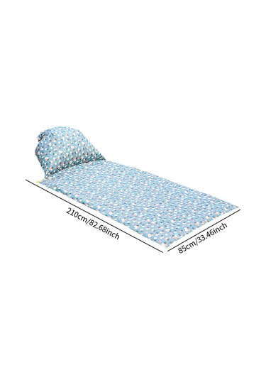 Homyl Baş Destekli Piknik Örtüsü Çim Yürüyüşü İçin Mavi 85x210cm Mavi