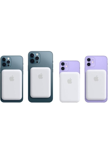 Magsafe Battery Pack Powerbank Kablosuz Şarj Cihazı iPhone Uyumlu Şarj Seti 20w 10.000 Mah Senalstore Renkli