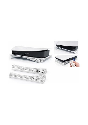 Ps5 Fat Cd Stand Yükseltici Yatay Konsol Standı Soğutma Destekli Dayanıklı Ps5 Fat Cd Uyumlu