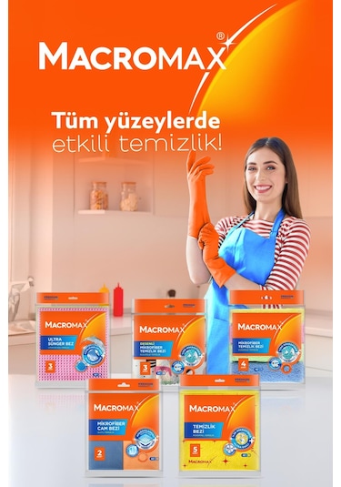 Macromax Temizlik Bezi 5'li Diğer