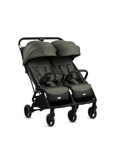 Kraft Duplo İkiz Bebek Arabası Yeşil