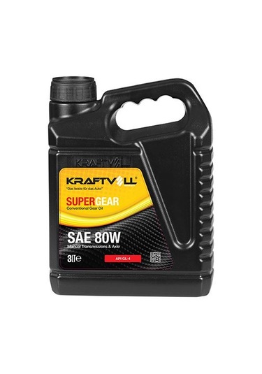 SANZIMAN VE DISLI YAGI SUPERGEAR 80W MINERAL 3LT. KRAFTVOLL 17021008 -