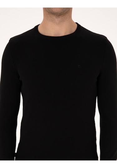 Pierre Cardin Erkek Siyah Kazak /triko 50315509-vr046 Siyah