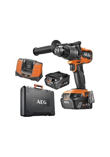 Aeg BS 18C3BL-402C 18V 4.0 Ah Çift Akü Darbeli Matkap - T4935478936