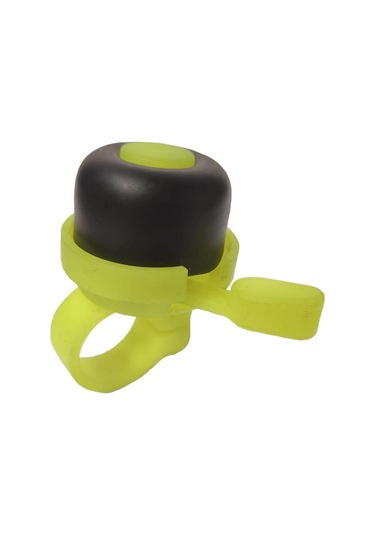 Sarissa Çocuk Bisikleti Zil 1. Kalite Plastik Gövde Metal Çan Sarı Siyah Sarı