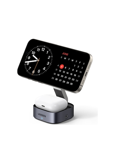 Ugreen 2'si 1 Arada Magsafe Kablosuz Hızlı Şarj Standı, 35316