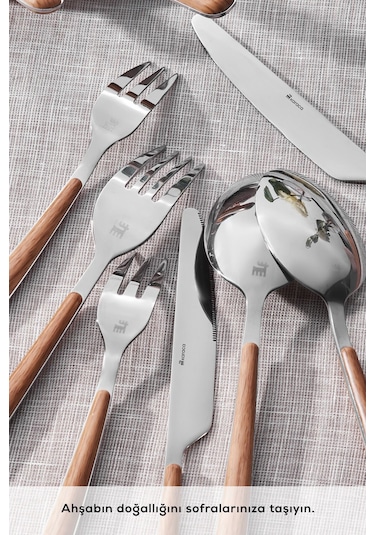 Karaca  Melia Platin 6 Kişilik 24 Parça Çatal Kaşık Bıçak Takımı