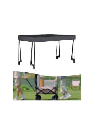 Suntek Tente Gölgelik Taşınabilir Vagon Güneş Örtüsü 8