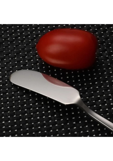 Kangvka 304 Paslanmaz Çelik 2'li Tereyağı / Peynir Sürme Bıçağı - Gümüş Ve Altın Renk Seçenekli, Ev Ve Restoran Kullanıma Uygun Altın - Gümüş