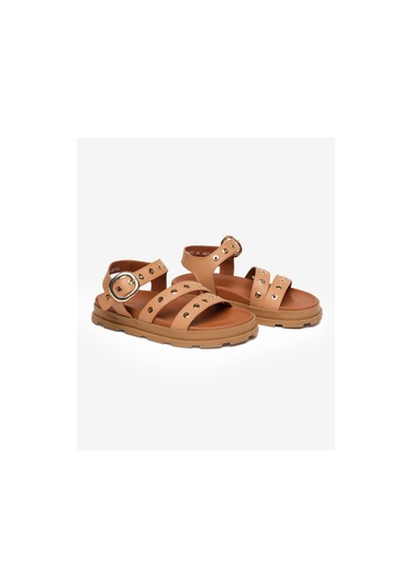 Greyder 34470 Zn Duz Sandalet S 7577 Taba