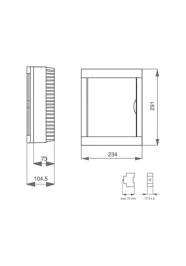 Viko 24'lü Sıva Altı Sigorta Kutusu İki Katlı - 90912024