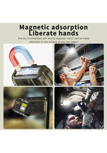 Maoyaya Yüksek Parlaklık Edc El Feneri 90 Derece Dönebilir Mini Fener 6 Modelli