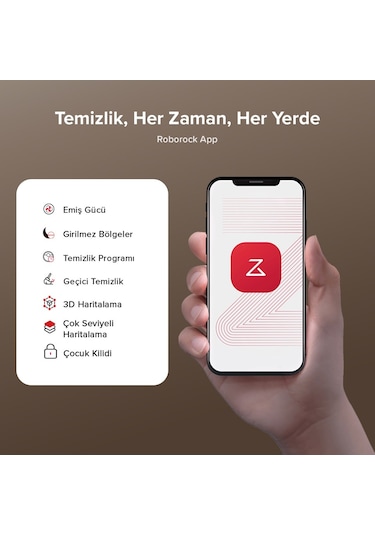 Roborock Q8 Max Pro Plus Akıllı Robot Süpürge Beyaz