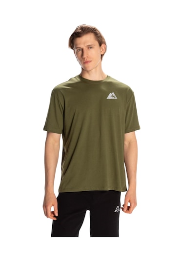 Kappa Kunio Erkek Regular Fit Tişört Haki