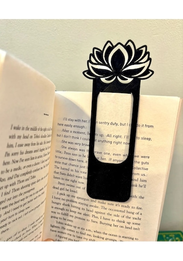 2'li Lotus Detaylı Kitap Ayracı