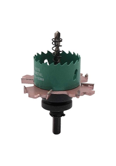 Alçıpan Delik Delme Seti 50x80x3 Downlight Delik Testeresi Kesici Matkap Ucu Delik Kesici Diğer