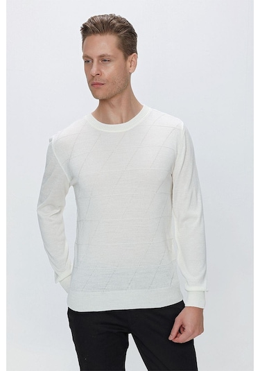 Tr 837 Ekru Balıkçı Triko Ekru