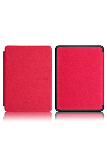 Amazon Kindle 12.nesil 7 Paperwhite E Kitap Okuyucu Kılıfı Kırmı