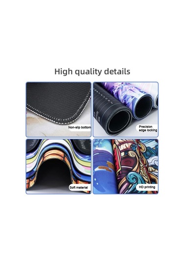 Sones Büyük Soyut Mouse Pad Oyuncu Ofis Bilgisayar Masası Matı, Boyut: 300x800x2mm Soyut Akışkan 25