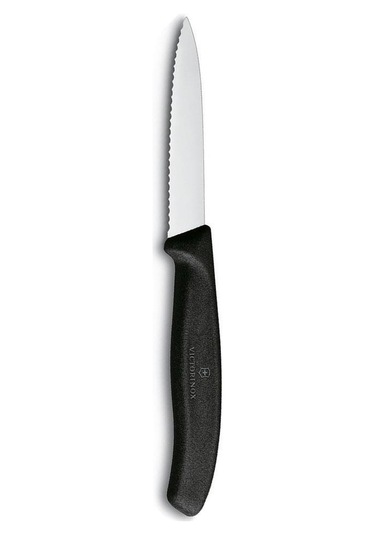 Victorinox Soyma Bıçağı 8 Cm Testere Ağızlı Siyah