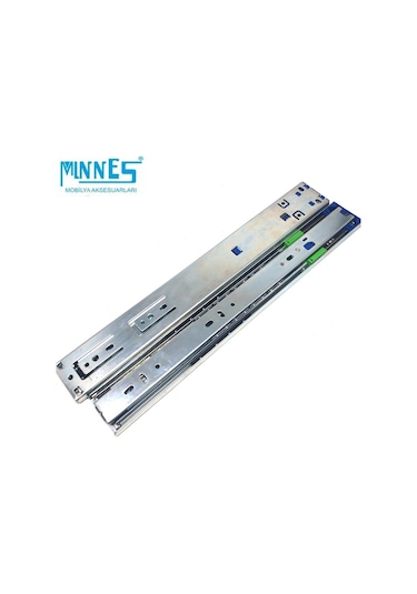 Minnes 50 CM Tam Açılım Teleskopik Frenli Mobilya Çekmece Rayı