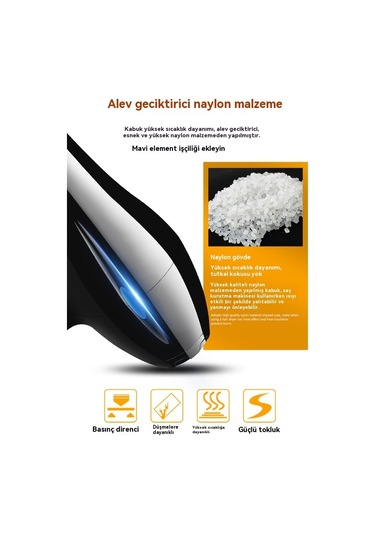 Lixiaqu01 Saç Kurutma Makinesi 2200w Profesyonel Güçlü Saç