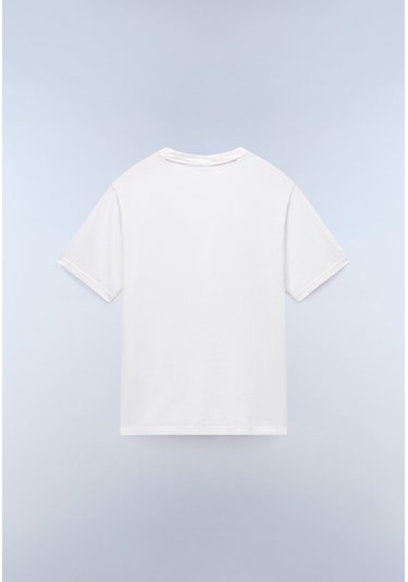 Napapijri S-nedles Ss Erkek T-shirt-31962 Beyaz