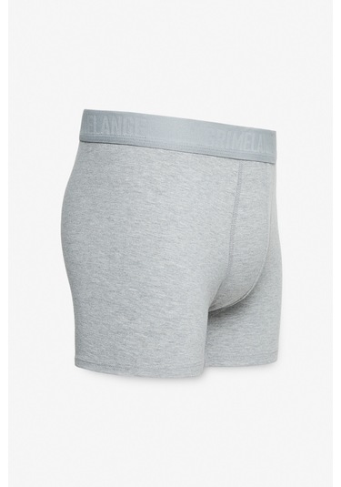 PETRUS  Erkek 3'lü Paket Pamuklu Likralı Esnek Kumaş Siyah / Lacivert / Grimelanj Boxer