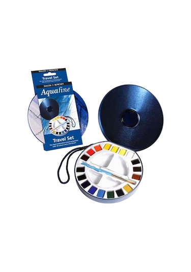 Daler & Rowney Watecolour Taş Sulu Boya 18'li Travel Set