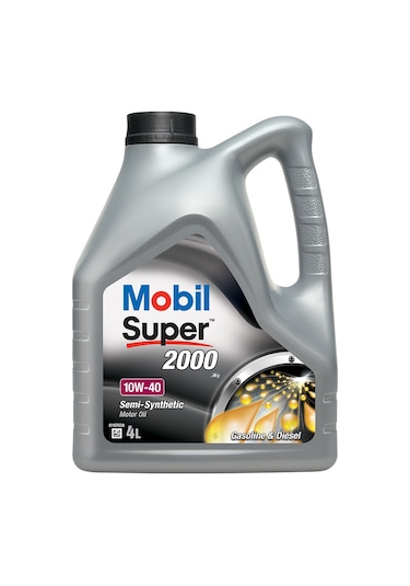 Mobil Super 2000 X1 10W-40 Yarı Sentetik Motor Yağı 4 L