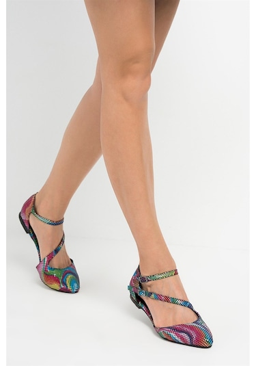 Fox Shoes Multi Kadın Babet D726016907 Çok Renkli