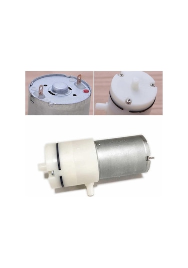 12v Mini Hava Pompası 60kpa 2.8l/dakika Vakum Akvaryum Medikal Hava Tankı Gaz Motor Havalandırma