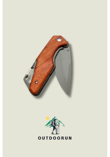 Gerber Kancalı Ahşap Outdoor Kamp Çakı 19 Cm Kahverengi