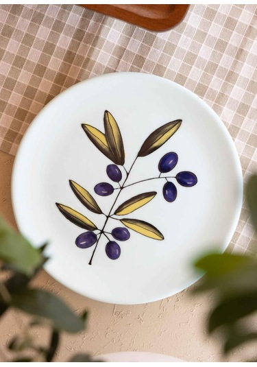 The Mia Olivos Kahvaltı Takımı 6 Kişilik 19 Parça Set 1 Çok Renkli