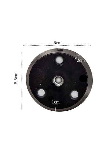 4 Adet Açılı Zigon Sehpa Bağlantı Aparatı Siyah