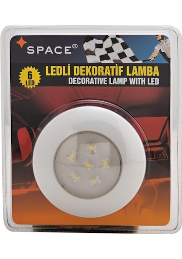 Ledli Dekoratif Tavan Lambası 6led Yuvarlak 24v /laak120-1-24