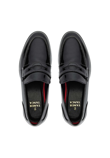 Tamer Tanca Erkek Hakiki Deri Siyah Rugan Makosen Ayakkabı 537 3229 Erk Ayk Sk23/24 Sıyah Rgn Siyah