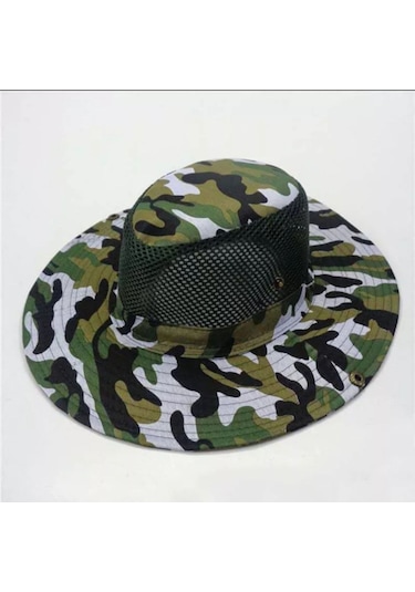 Kardelen Butik Denizli Sniper Camouflage Şapka 56-58 Cm Beyaz Beyaz