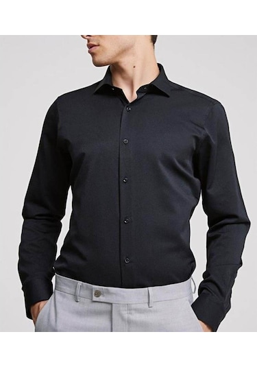 Advante Slim Fit Pamuk Saten Erkek Gömlek