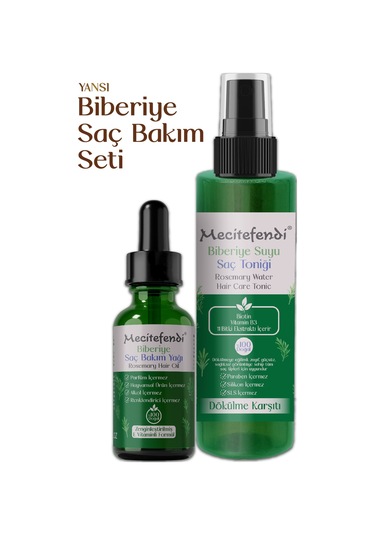 Mecitefendi Yansı Biberiye Saç Bakım Seti