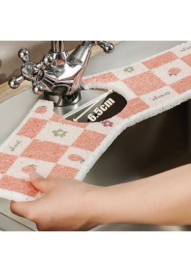 Pazly X Suntek Parça Mutfak Musluk Matı Magideal Lavabo İçin Drenaj Cm 40 2 10 Du Çok Renkli