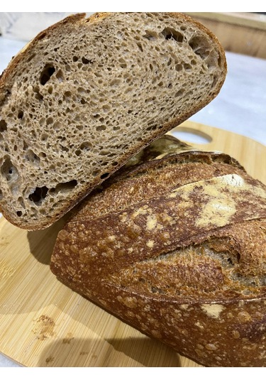 Ekşi Mayalı Tam Buğday Ekmeği 700gr