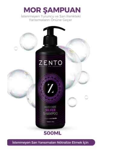 Zento Haır Care Shampoo Mor Şampuan 500 Ml