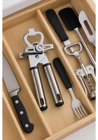 Paslanmaz Çelik Konserve Ve Şişe Açacağı Çok Renkli