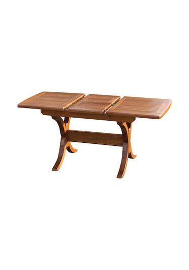 Side Açılır Ahşap Masa 100x200 +100 Ceviz