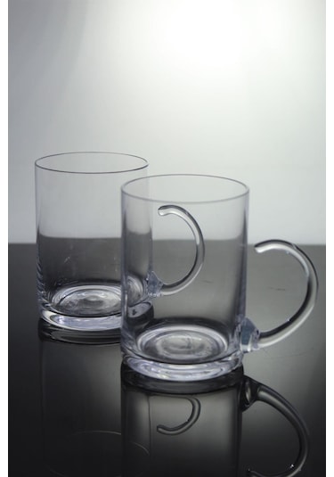 Paşabahçe Kristal Kulplu Bardak 6 Lı 200 Cc 121487 12180 - Şeffaf