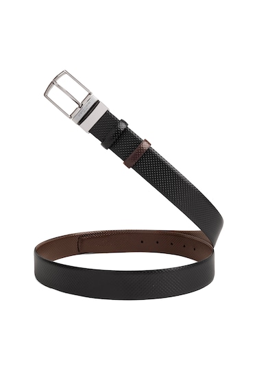 Pierre Cardin Çift Taraflı Deri Kemer En 3,5 Cm Pc-cift04 Siyah - Kahverengi