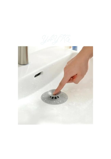 Yayke 3lü Silikon Süzgeç Lavabo Banyo Tıkacı Evye Küvet Gider
